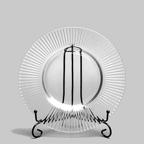 Wholesale glass charger plate PZ-001 product photo